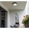 Westinghouse Fixture Ceiling Outdr Flush-Mount 60W 2-Light Meadowbrook 13In MtBlack Frost Glass 6578100 - alternate 6